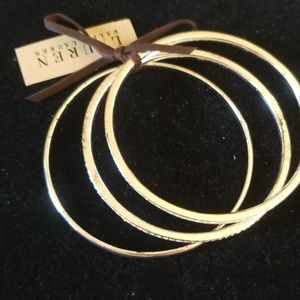 NWT Ralph Lauren Silver Bangle Bracelets
